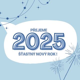 ⭐️ Do nového roku přejeme hodně štěstí, zdraví, lásky a osobních i pracovních úspěchů! 🥳 #stastnynovyrok #2025